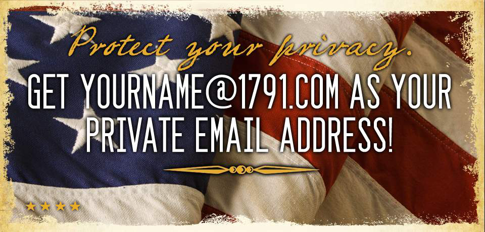Get yourname@1791.com email